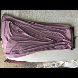Anthropologie Lilac Wrap Skirt